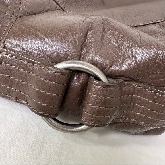 KENNETH COLE REACTION Vintage 90s Y2K Slouchy Leather Hobo Shoulder Bag Purse - Picture 16 of 16